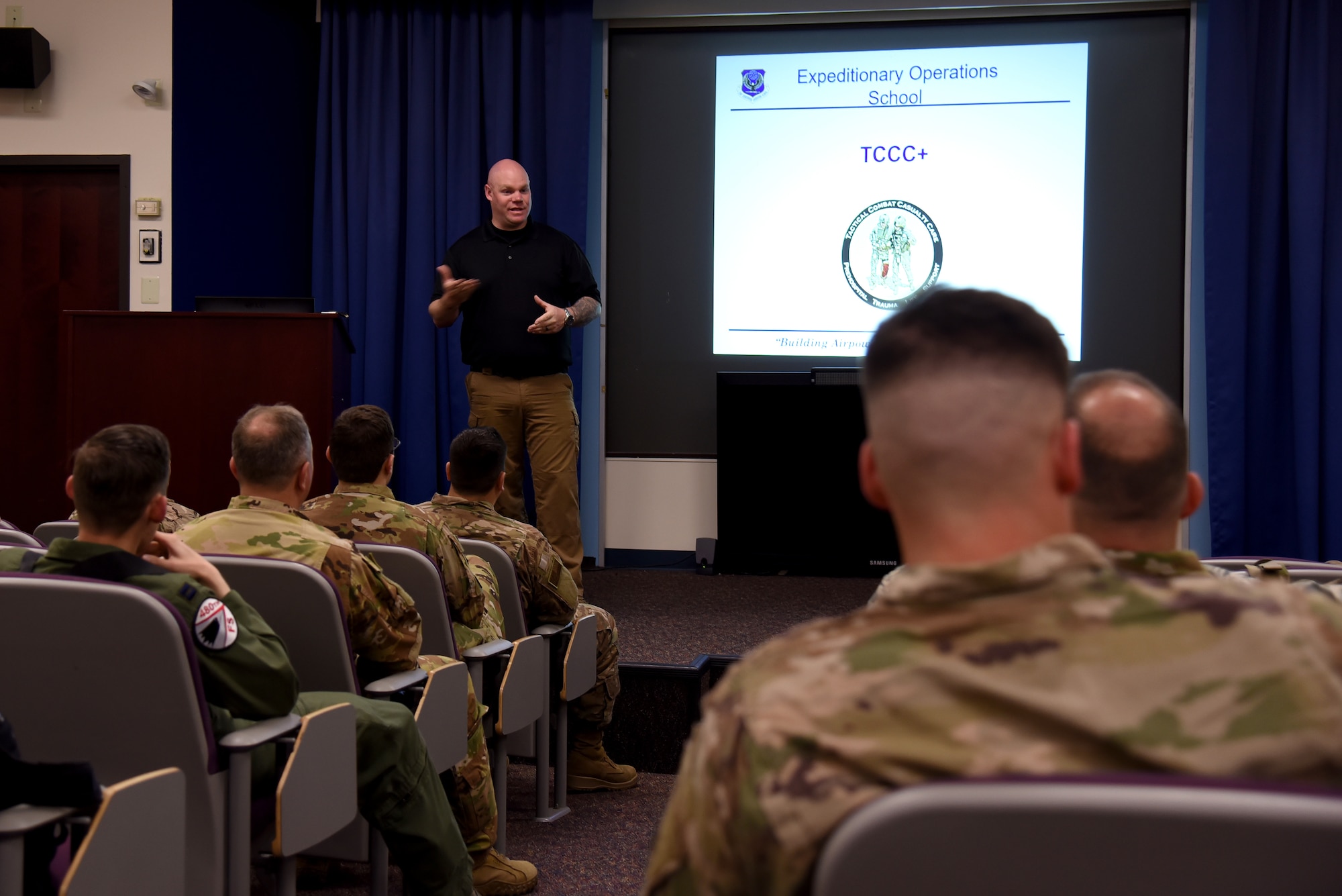 Students receive hands-on training before deploying as air advisors
