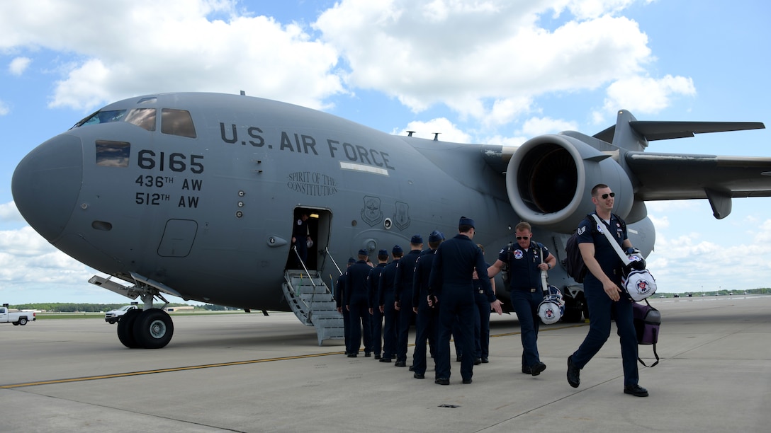 C-17 unloaded