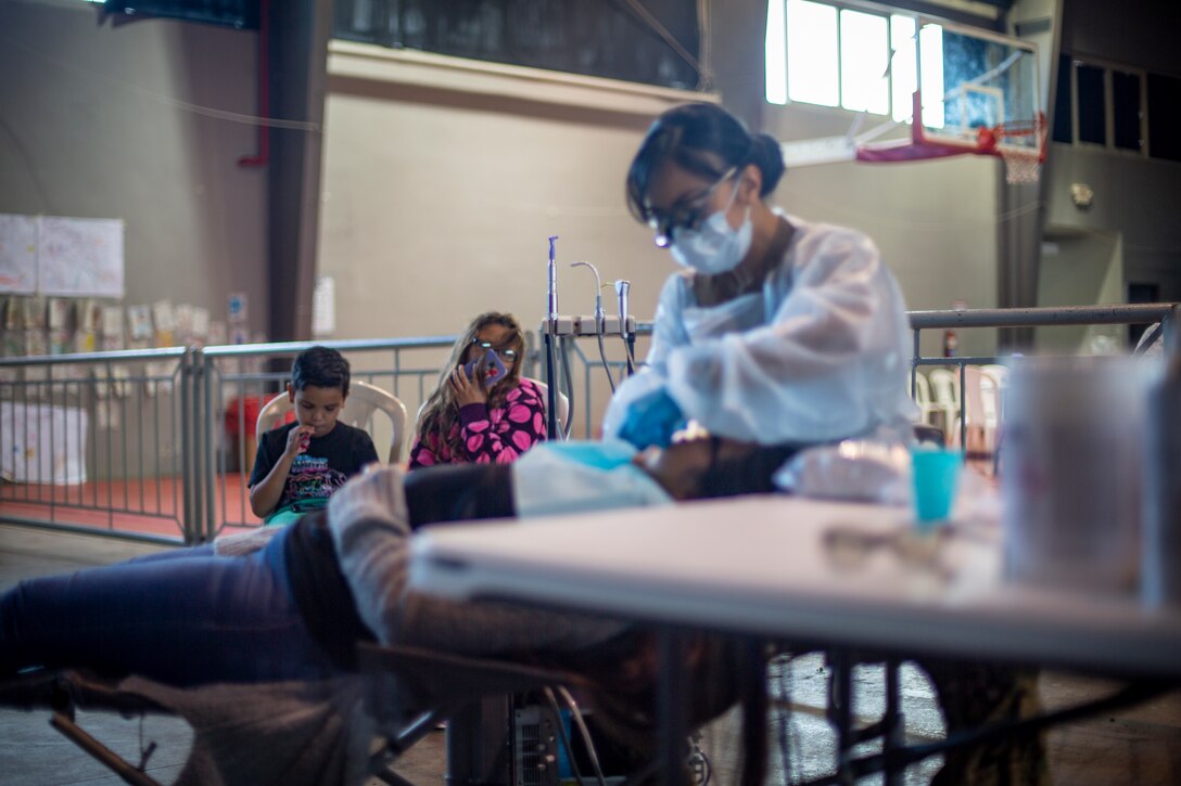 Children receive medical care, play with service members at IRT Puerto Rico 2019