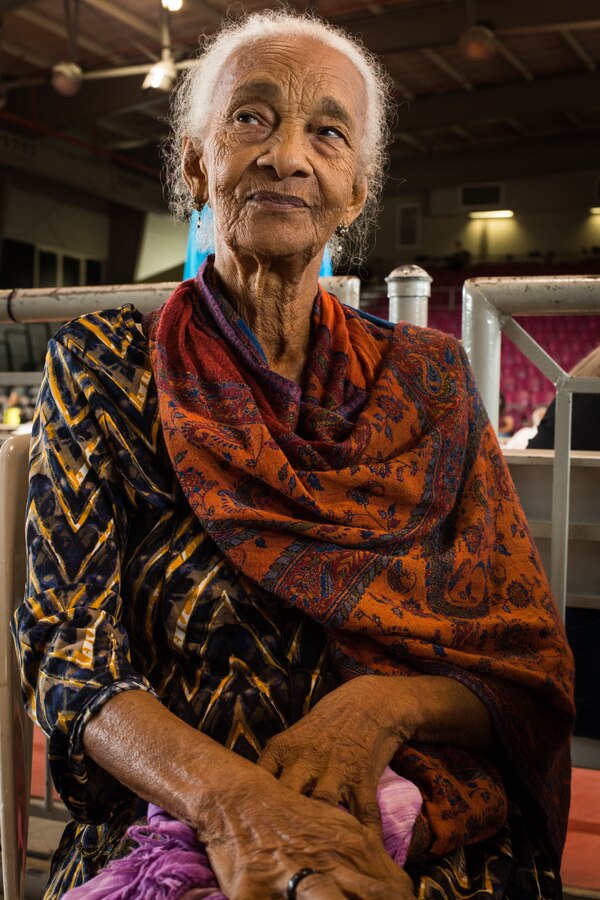 A patient waits for dental care at Ponce, Puerto Rico, May 2, 2019, during Innovative Readiness Training Puerto Rico. IRT Puerto Rico is also called Ola de Esperanza Sanadora, which translates to Healing Wave of Hope. This IRT is part of a civil and joint military program to improve military readiness while simultaneously providing quality services to underserved communities throughout the United States. (U.S. Marine Corps photo by Lance Cpl. Faeth Webb)