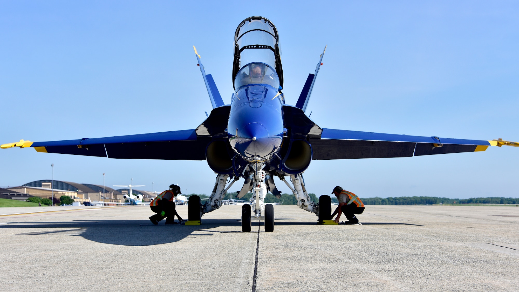 Blue Angels arrive
