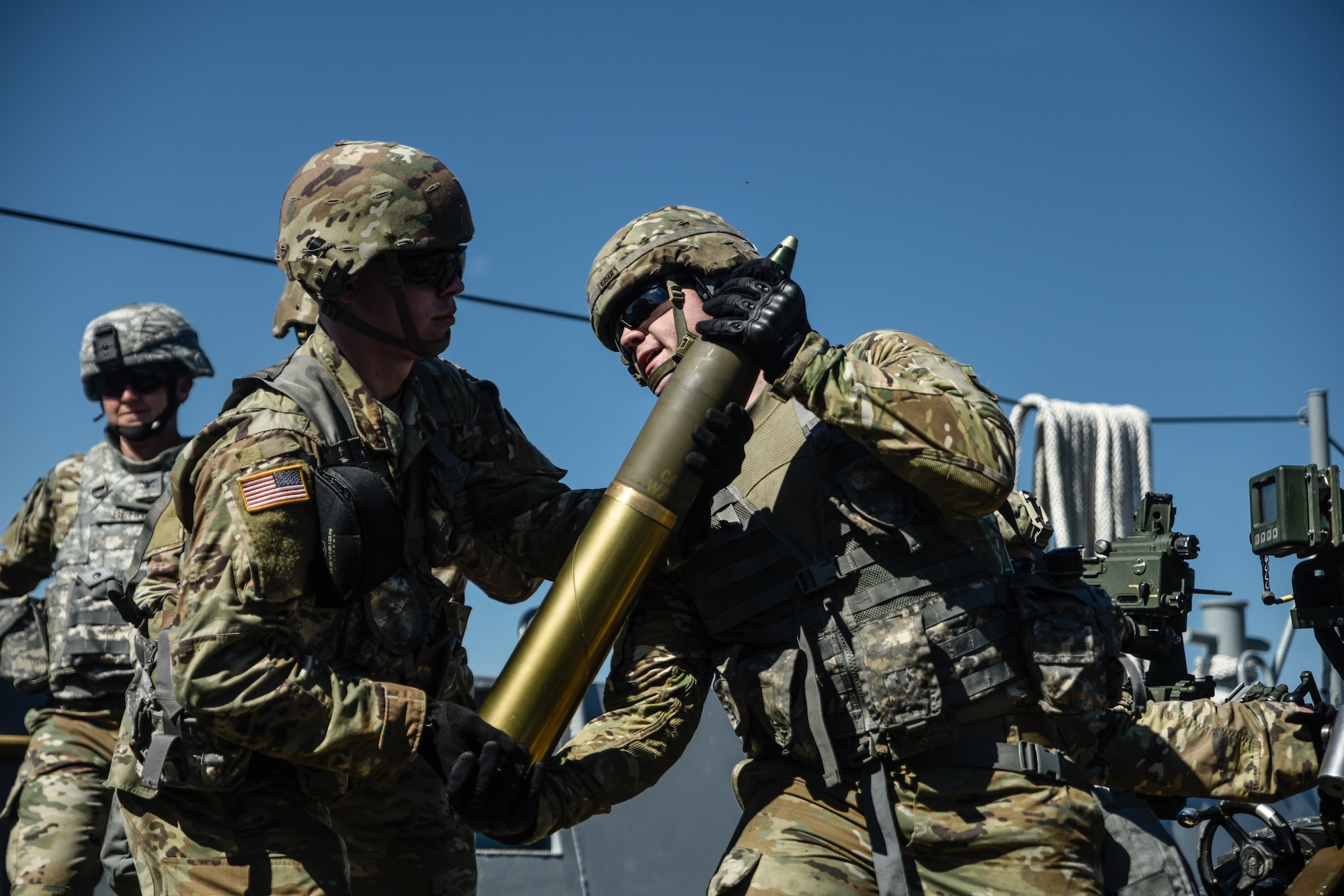 Soldiers fire Howitzer rounds from LCM-8 for first time since the Vietnam War