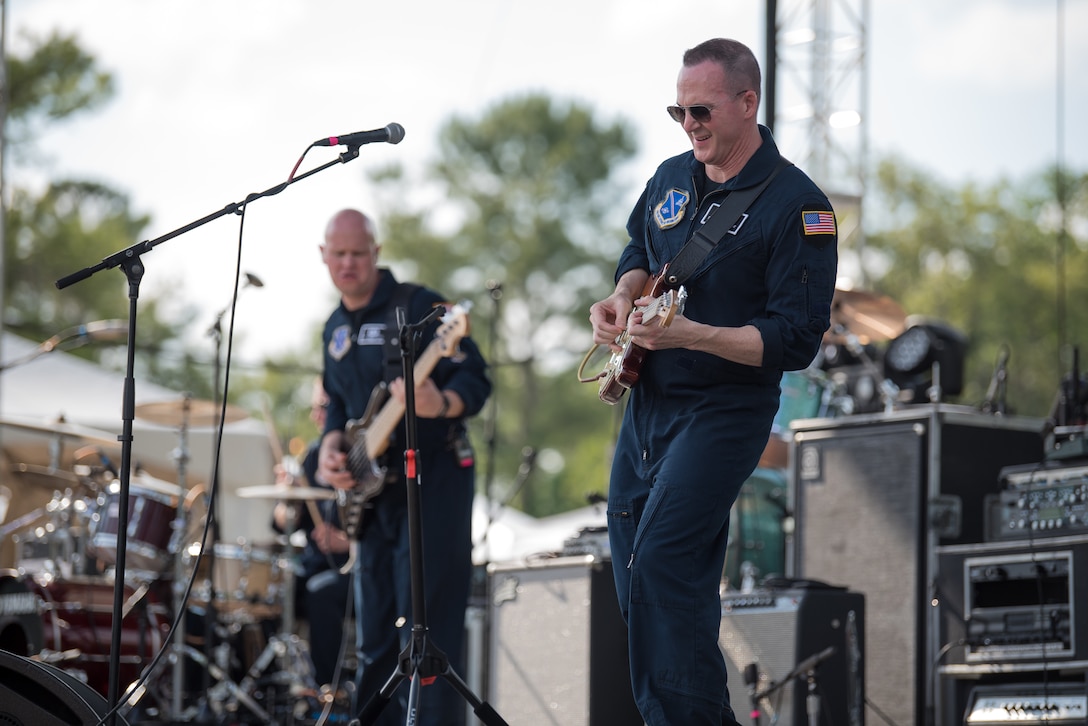 Max Impact performs for thousands of country music fans as part of the Armed Forces Tribute at the 2019 Suwannee River Jam. The event took place at the Spirit of the Suwannee Music Park on Saturday, May 4, 2019.