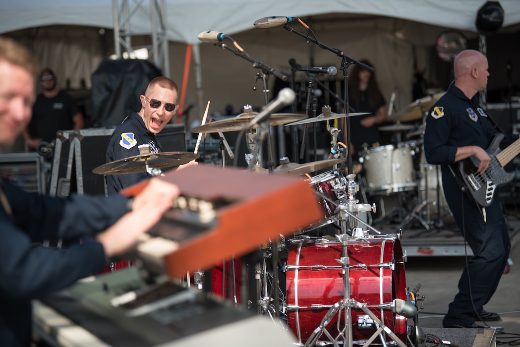 Max Impact performs for thousands of country music fans as part of the Armed Forces Tribute at the 2019 Suwannee River Jam. The event took place at the Spirit of the Suwannee Music Park on Saturday, May 4, 2019.