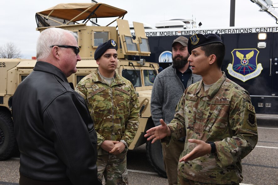 Air Force civic leaders visited Malmstrom’s facilities to learn about the 341st Missile Wing’s mission and what is needed to support intercontinental ballistic missile Airmen and their families.