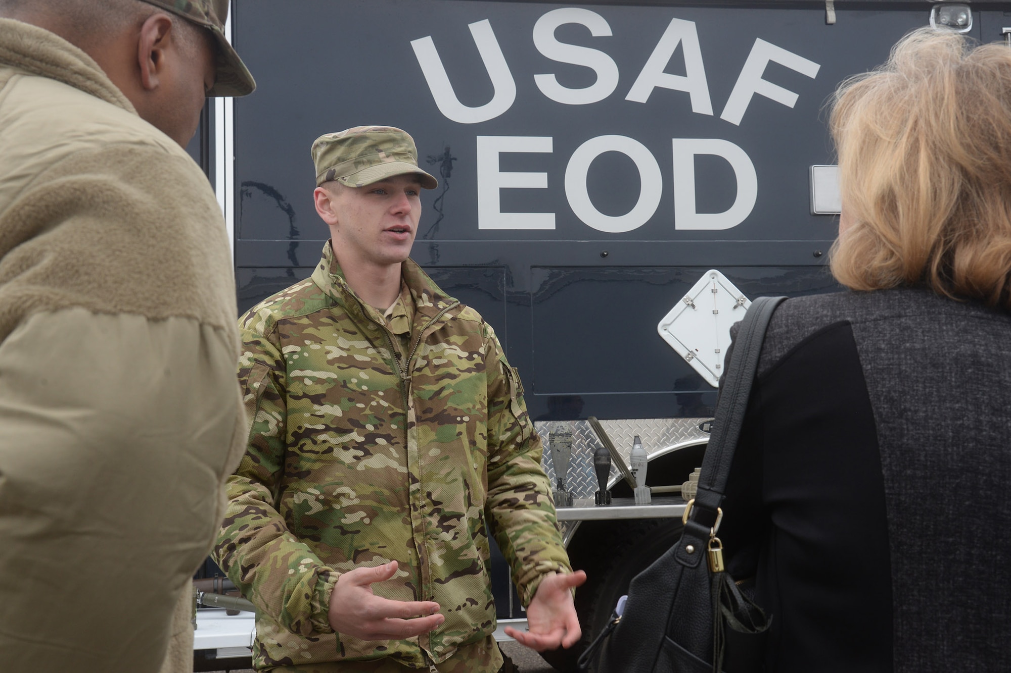 Static displays of equipment used by several base agencies were present to help Airmen describe operational functions critical to the unit’s mission