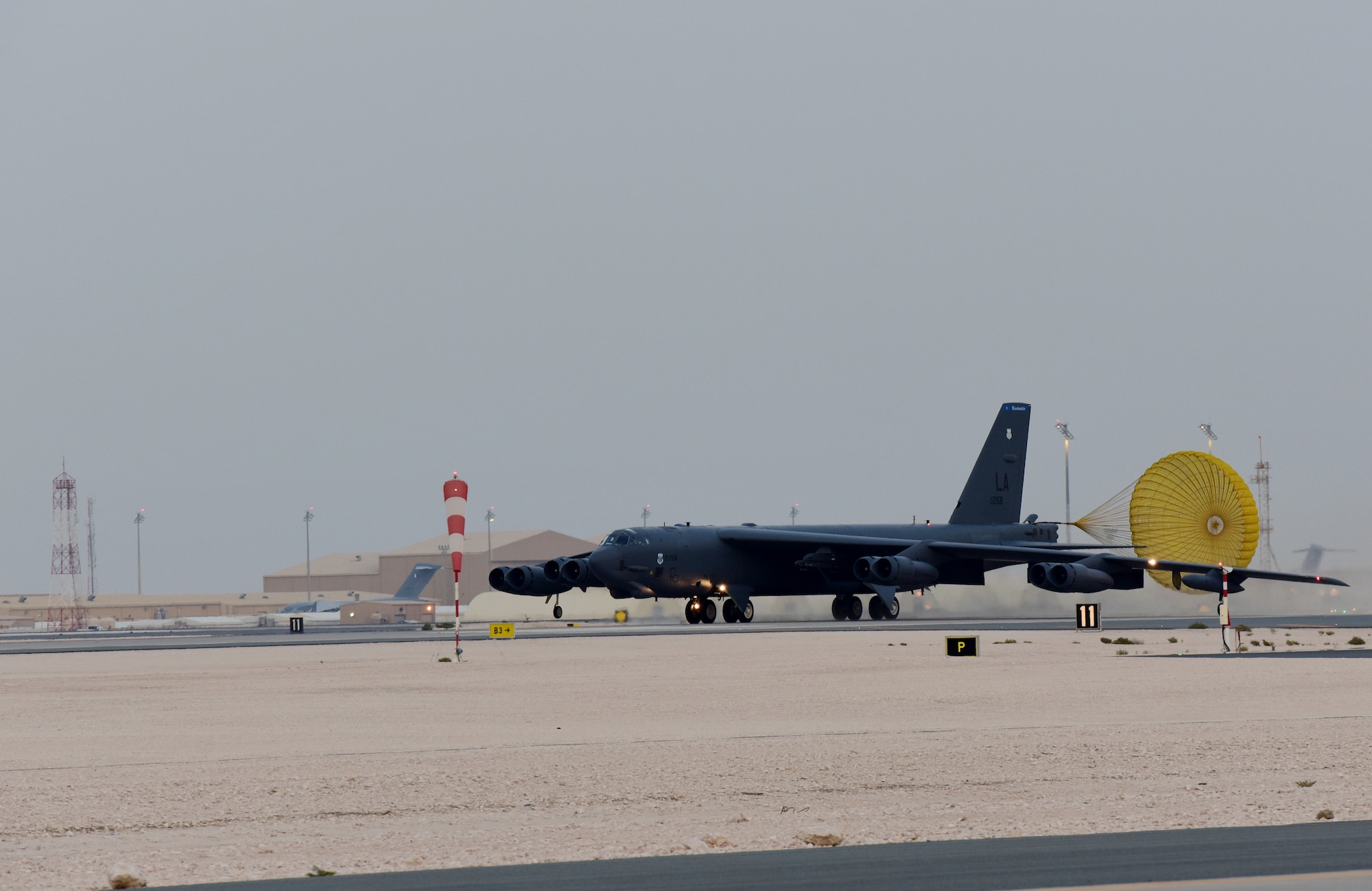 A photo of a B-52 bomber