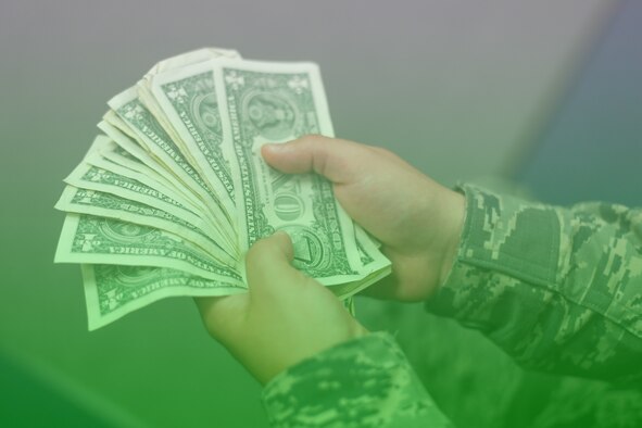 Photo illustration for enlistment bonus story. (U.S. Air Force photo illustration by Master Sgt. Ted Daigle)(This image was created using a fill gradient)