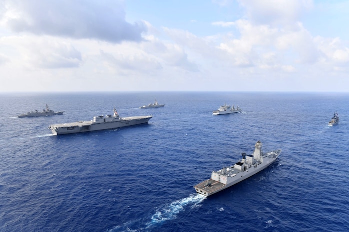 U.S., Partner Navies Sail Together in South China Sea