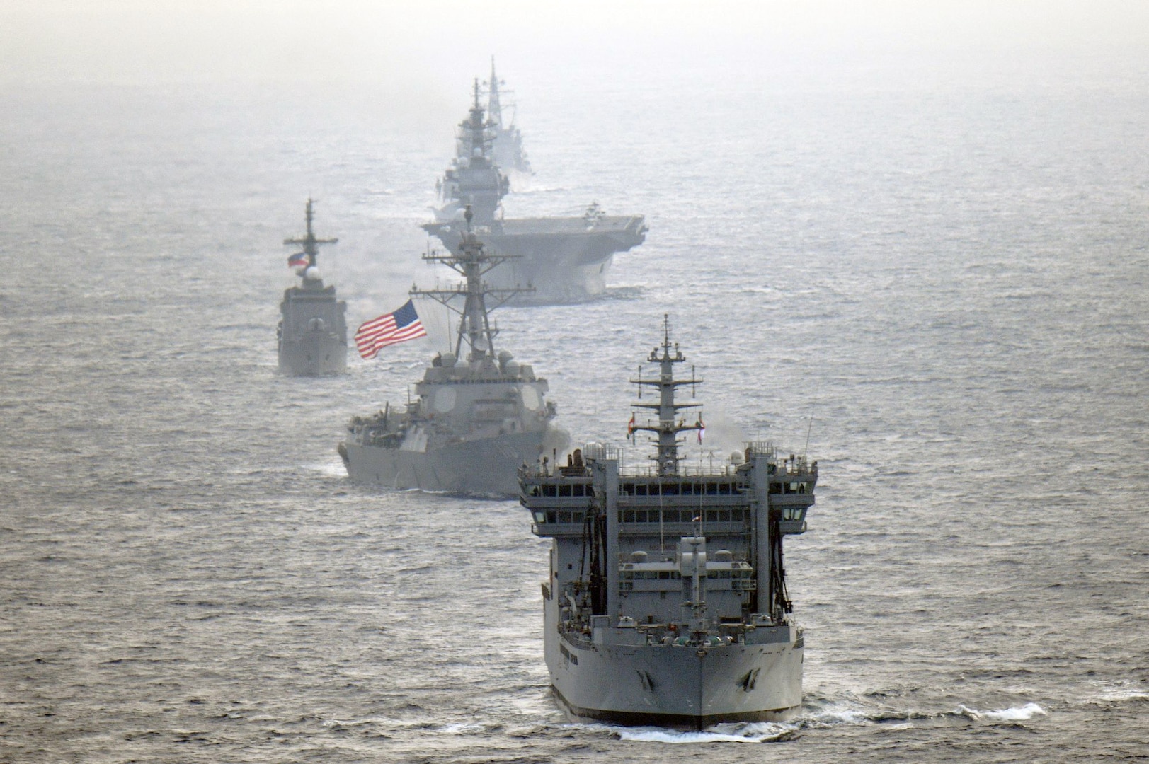 U.S., Partner Navies Sail Together in South China Sea