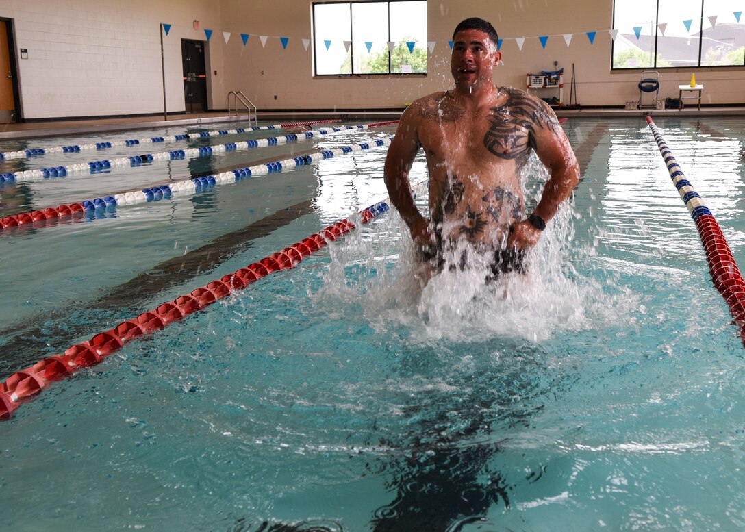 Dyess implements aquatic physical therapy program