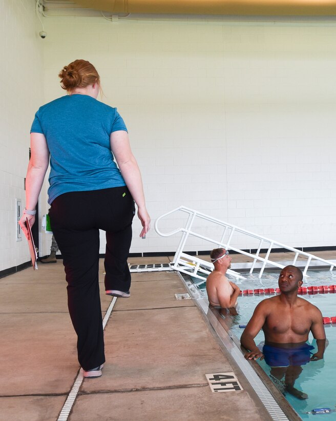 Dyess implements aquatic physical therapy program