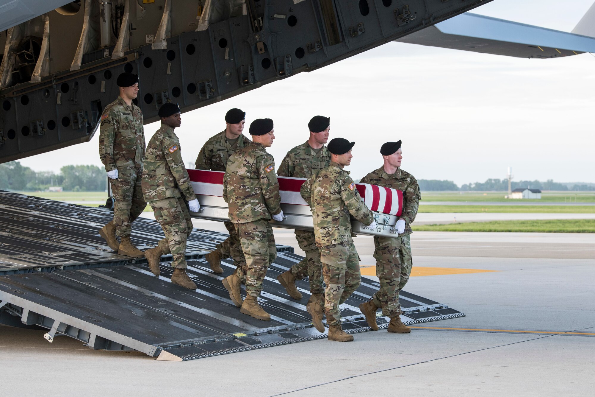 Dignified Transfer pf Spc. Miguel L. Holmes