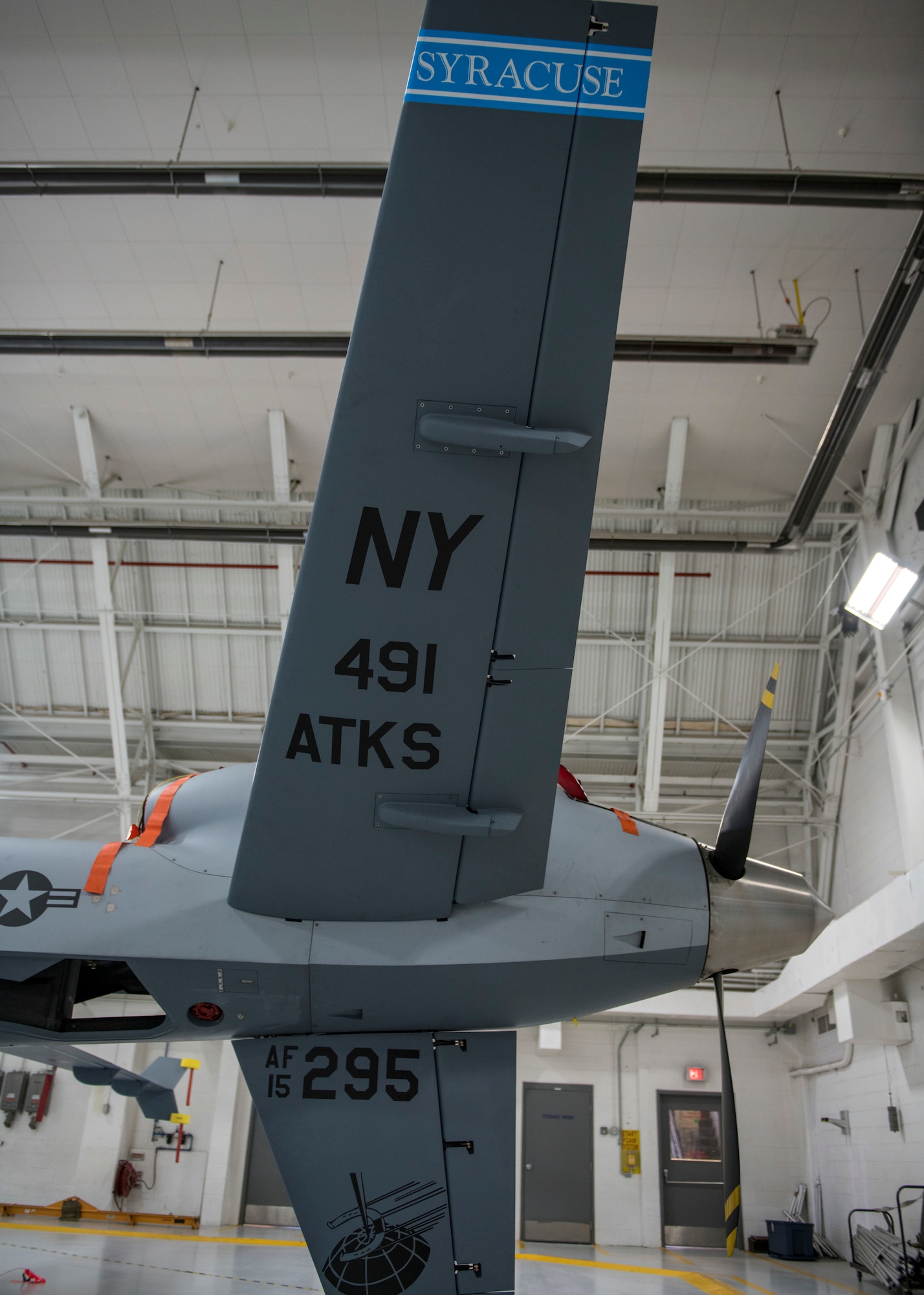 The 491st Attack Squadron, “the Ringers,” honored its first incoming commander, Lt. Col. Randall Noel, in an activation and assumption of command ceremony, May 8, 2019, on Hancock Field Air National Guard Base, N.Y. In 2015, the U.S. Air Force’s Air Combat Command launched the Culture and Process Improvement Program – an innovative effort to establish, target and develop methods of improvement for the Air Force’s remotely piloted aircraft career fields, such as the MQ-9, ultimately resulting in the activation of the 491st. (U.S. Air Force photo by Airman 1st Class Kindra Stewart)