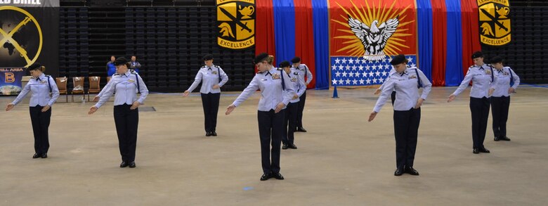Air Force Junior ROTC cadets from Springboro High School, Springboro, Ohio, participated in the Unarmed Flight Exhibition portion of the National High School Drill Team Competition, May 3-5 2019, at Daytona Beach, Fla. In such a high-level, high-stress competition, precision is key to a successful demonstration.