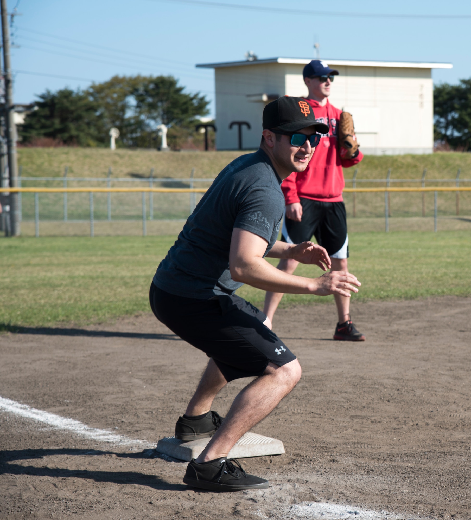 U.S. Air Force Staff Sgt. Gregoriorafael Rodriguez, a 35th Security Forces Squadron trainer, prepares to run to home plate during the 2019 Cinco de Mayo softball tournament at Misawa Air Base, Japan, May 4, 2019. More than 73 participants played in the event which provided a way for fellow service members, family and civilians to build camaraderie and meet new people. (U.S. Air Force photo by Branden Yamada)