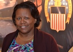 Ursula Stewart, Defense Logistics Agency Troop Support Industrial Hardware contracting officer, poses for a photo May 1, 2019 in Philadelphia.