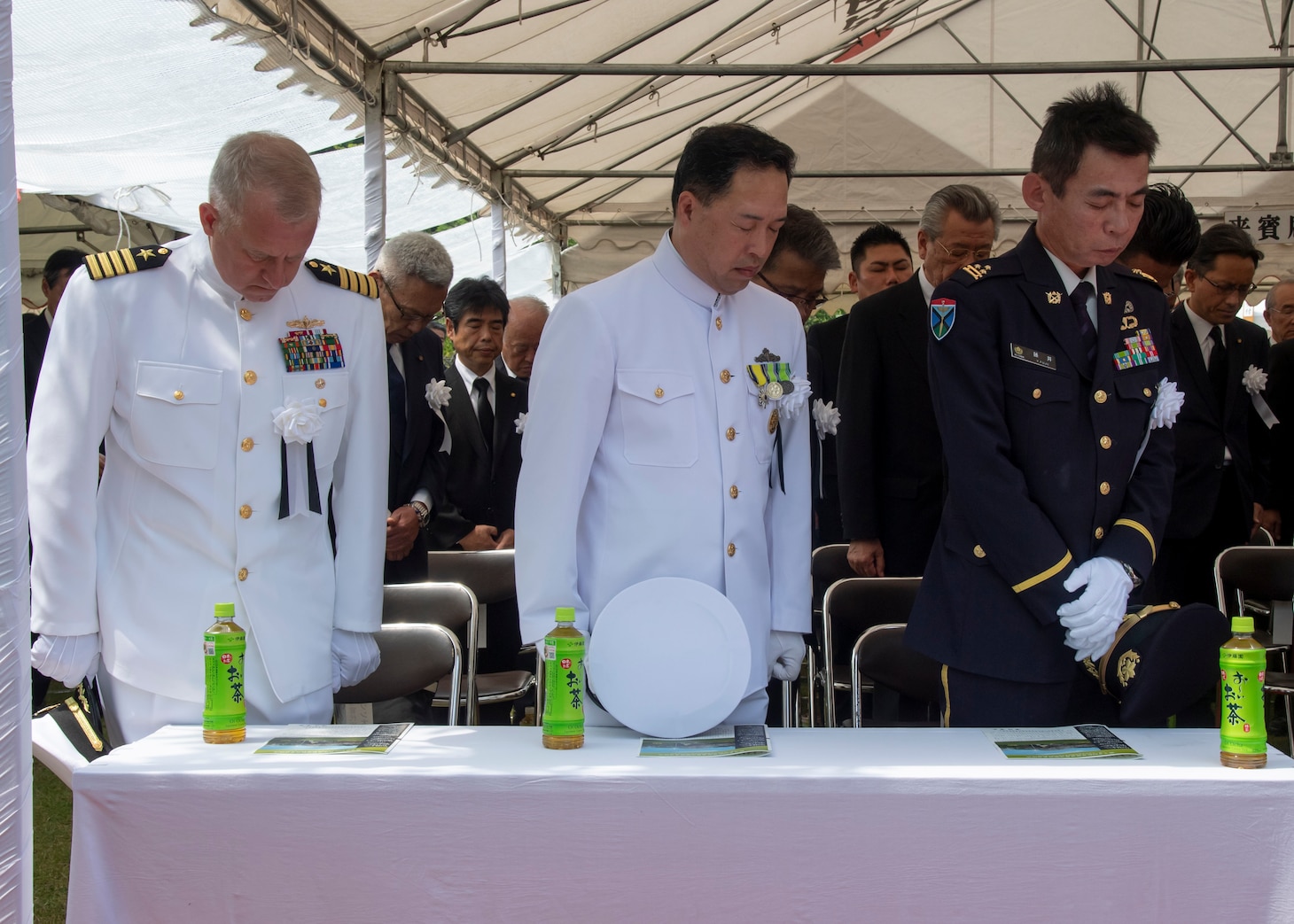 Memorial Service Held at Kama Cemetery for Japanese War Dead