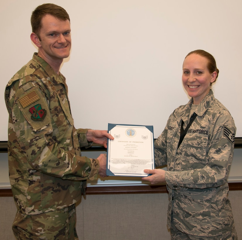 Stuckey Promoted to Technical Sergeant