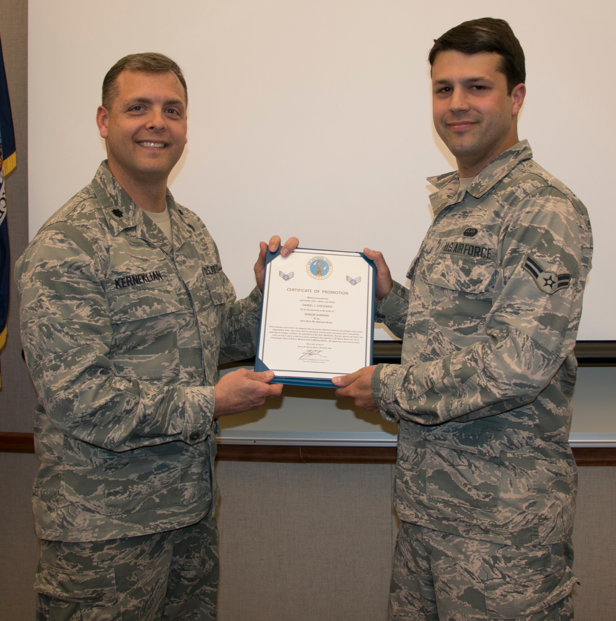 Chesebro Promoted to Senior Airman