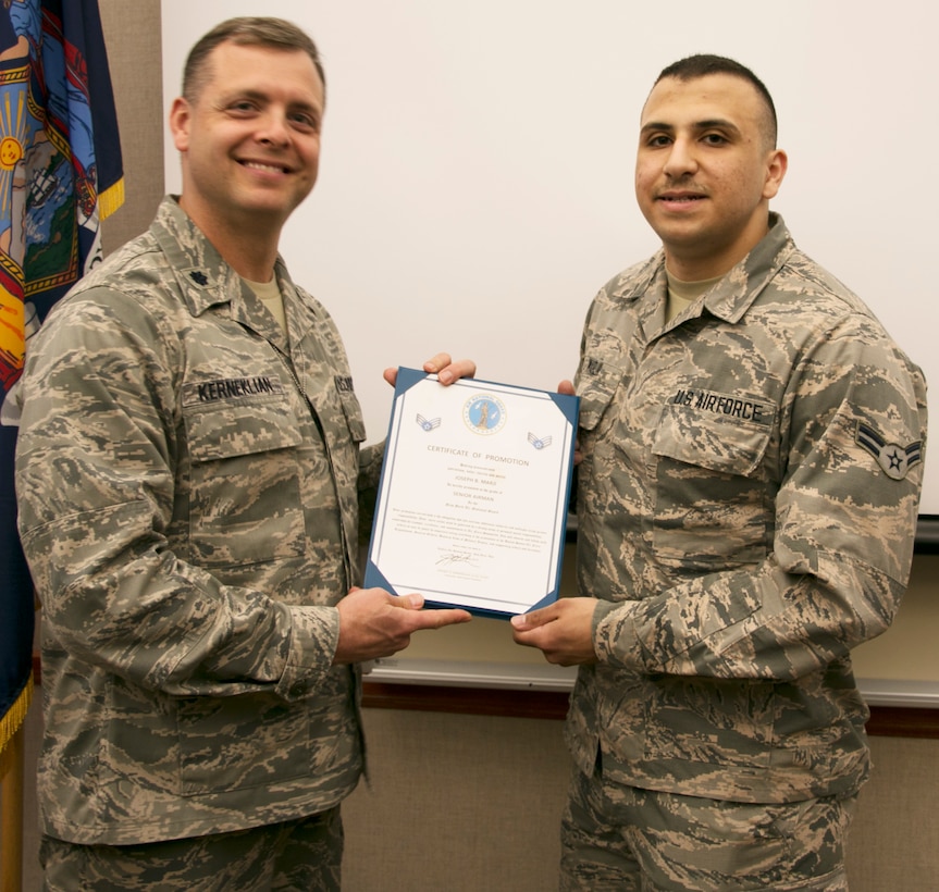 Marji Promoted to Senior Airman