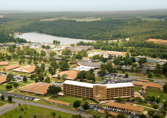 Pictured is Camp Robinson, near Little Rock, Arkansas, where the Army National Guard held its annual energy training April 8-12, 2019. The U.S. Army Engineering and Support Center, Huntsville, provided instructors to help ensure National Guard energy managers have the tools to meet Army energy goals.