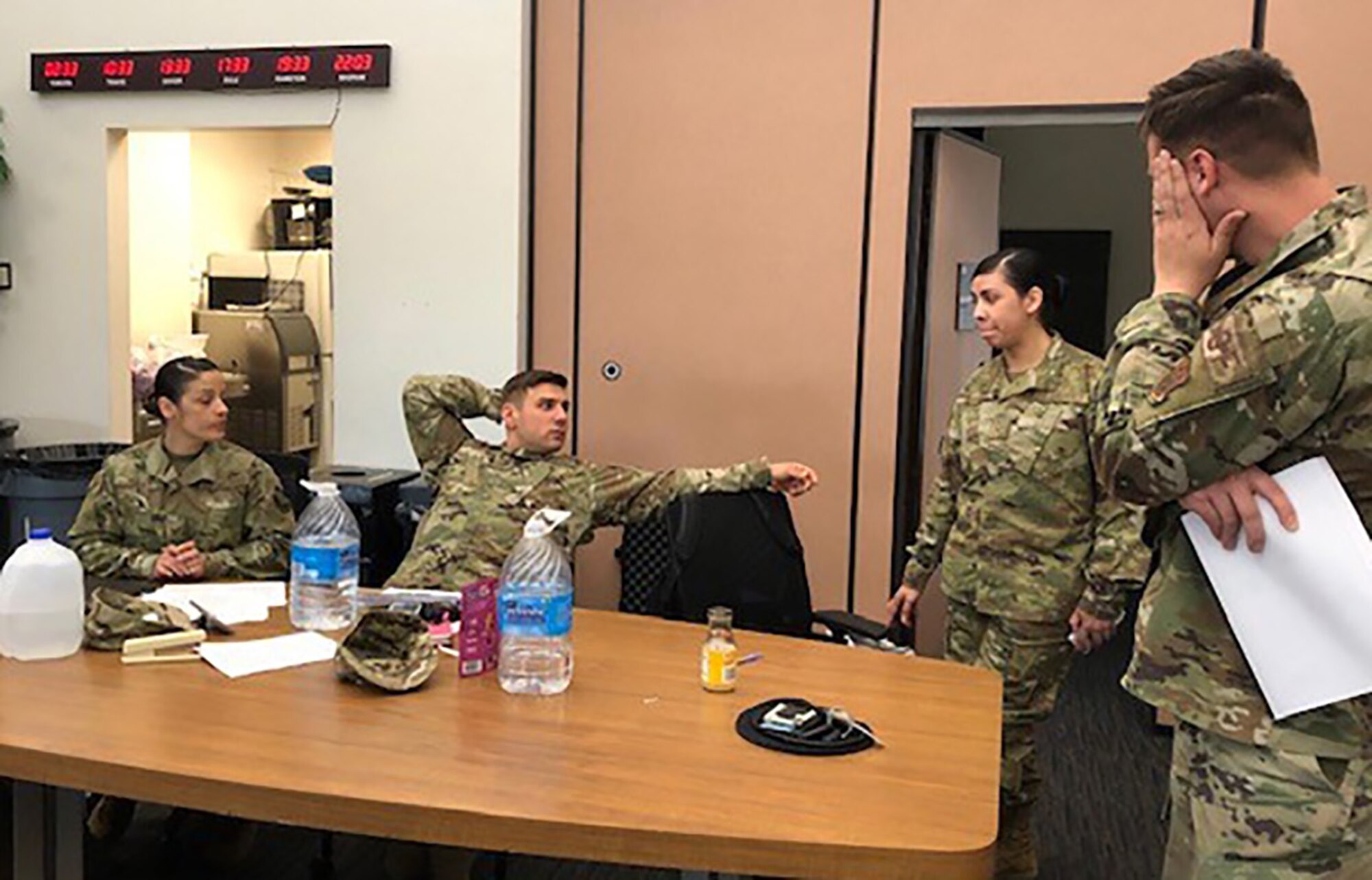 Antiterrorism Representatives and other AT professionals from as far away as Tyndall Air Force Base, Florida, gather here at Travis Air Force Base, Calif., May 6-10, to complete the Air Mobility Command Antiterrorism Level II Training.