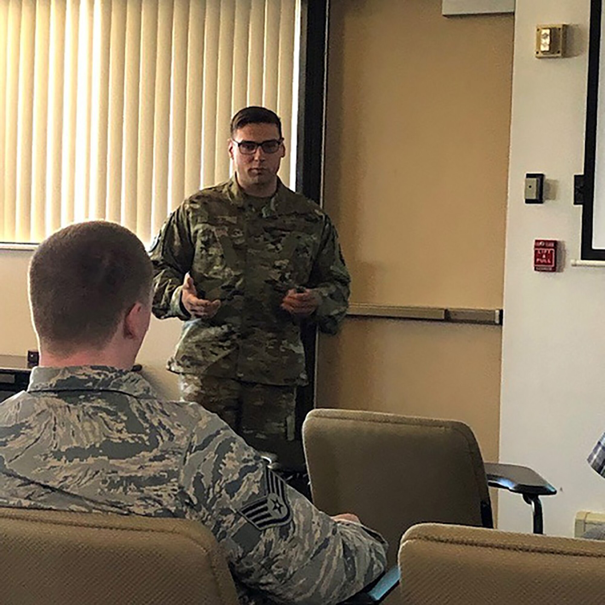 Antiterrorism Representatives and other AT professionals from as far away as Tyndall Air Force Base, Florida, gather here at Travis Air Force Base, Calif., May 6-10, to complete the Air Mobility Command Antiterrorism Level II Training.