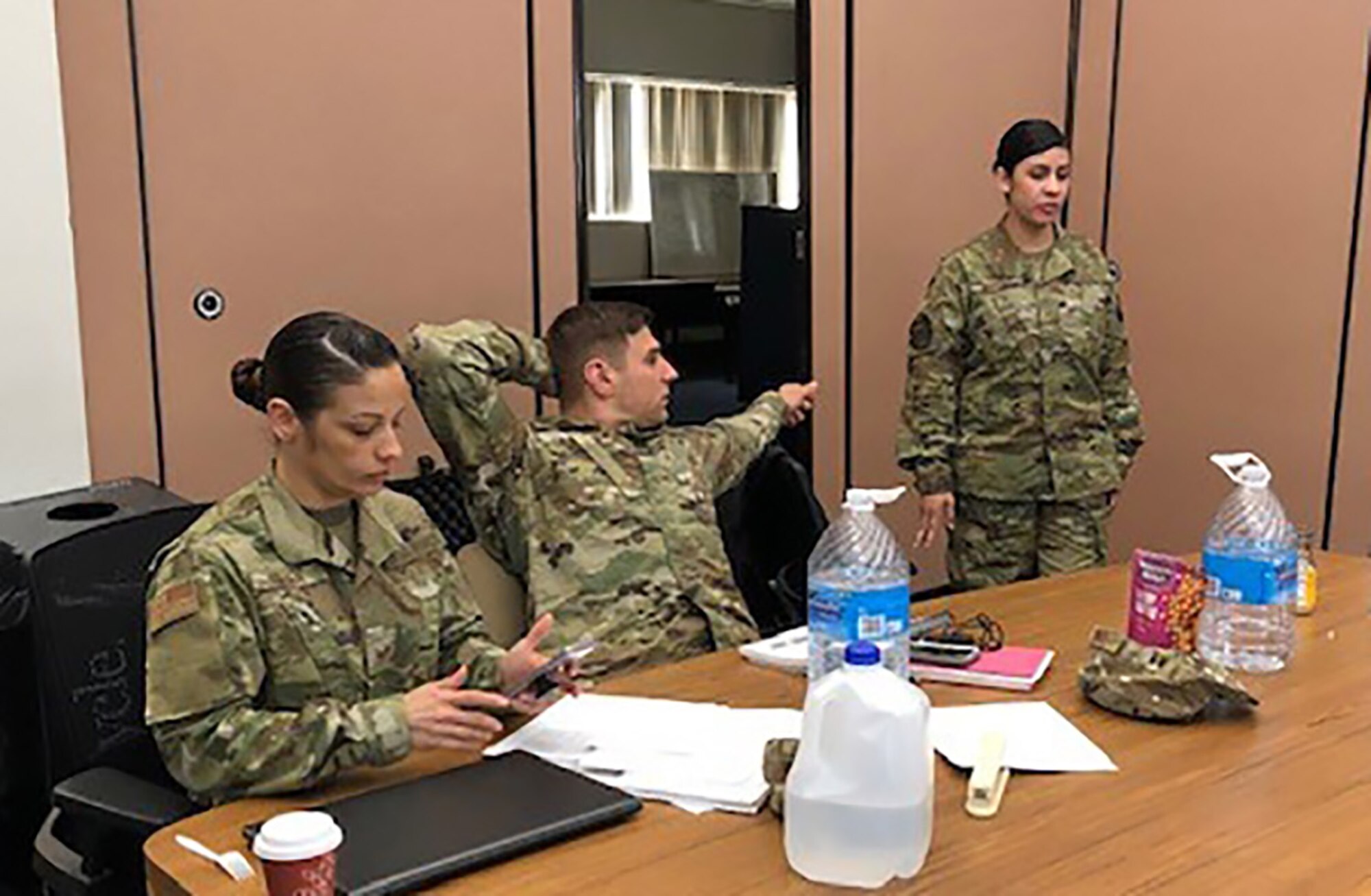 Antiterrorism Representatives and other AT professionals from as far away as Tyndall Air Force Base, Florida, gather here at Travis Air Force Base, Calif., May 6-10, to complete the Air Mobility Command Antiterrorism Level II Training.