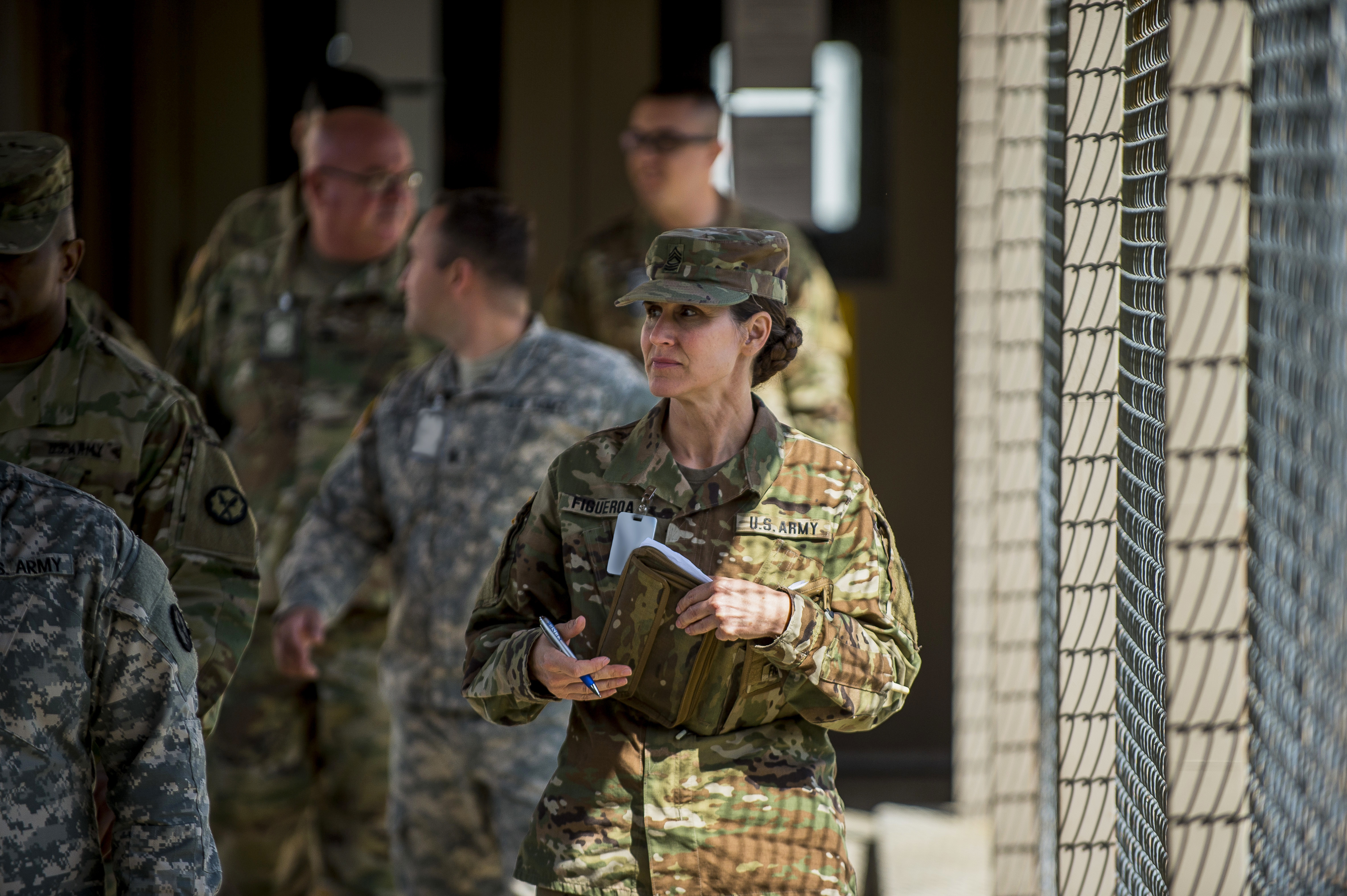 South Carolina National Guard member practices the balancing act