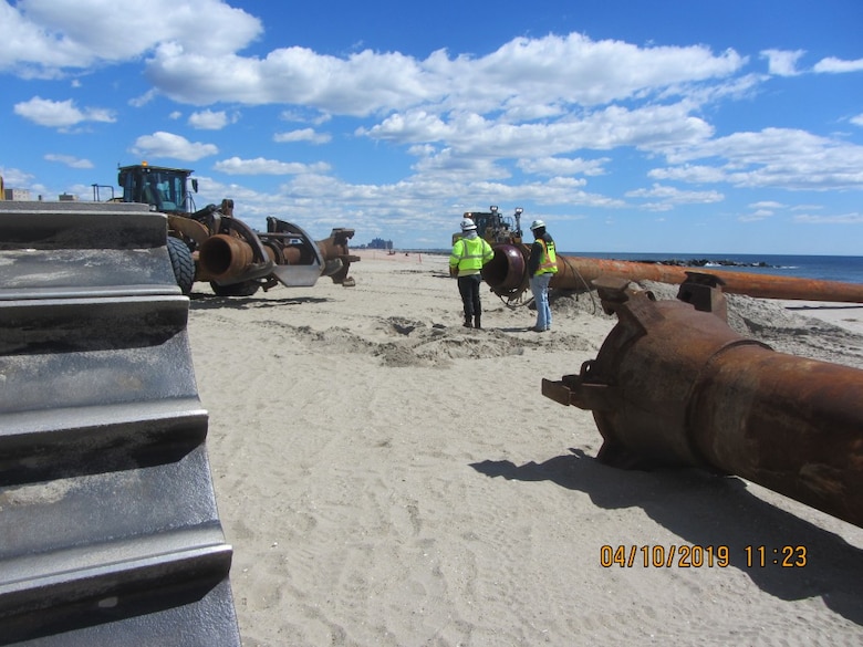 Weeks Marine mobilize for East Rockaway Inlet Dredging Project.