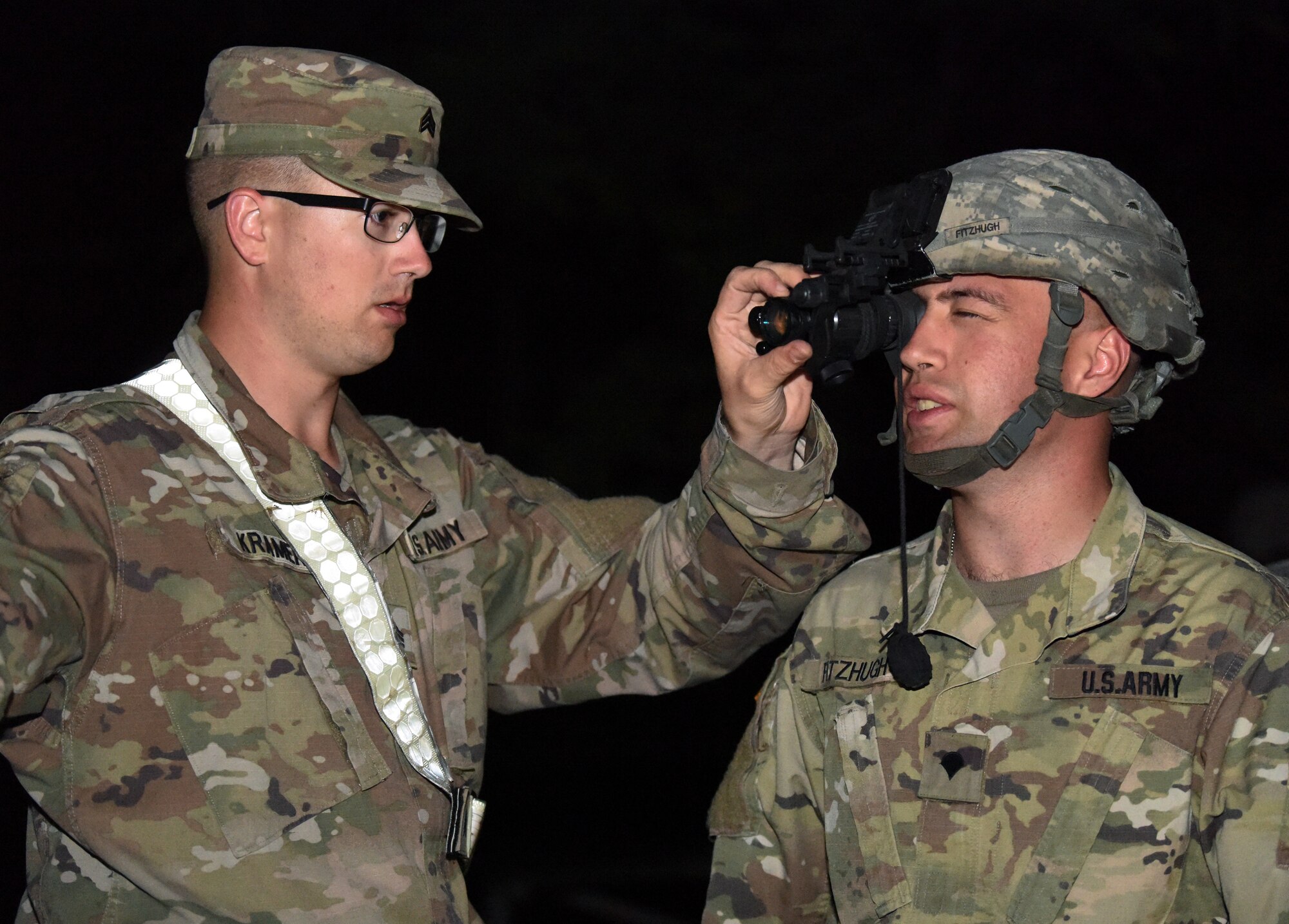 night vision convoy training