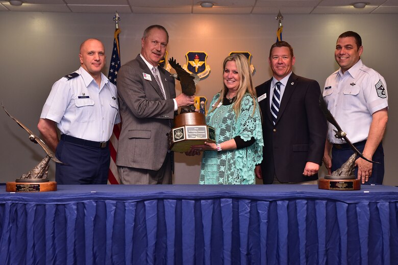 The community council awards the Abilene Trophy at Little Rock AFB for the most supportive local installation.