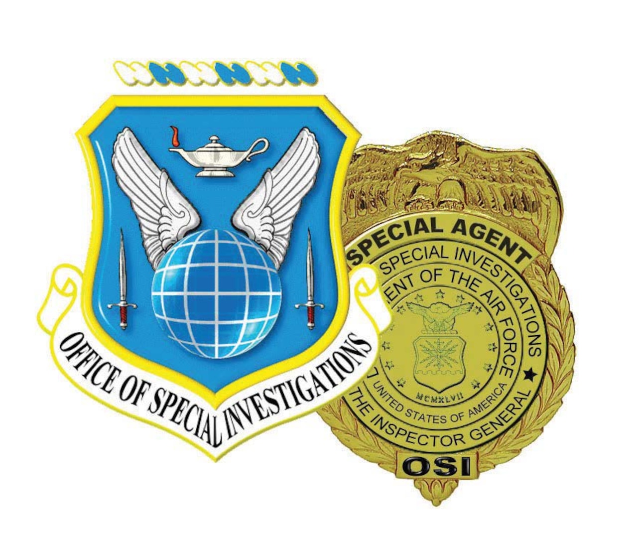 United States Department of the Air Force Special Agent Badge