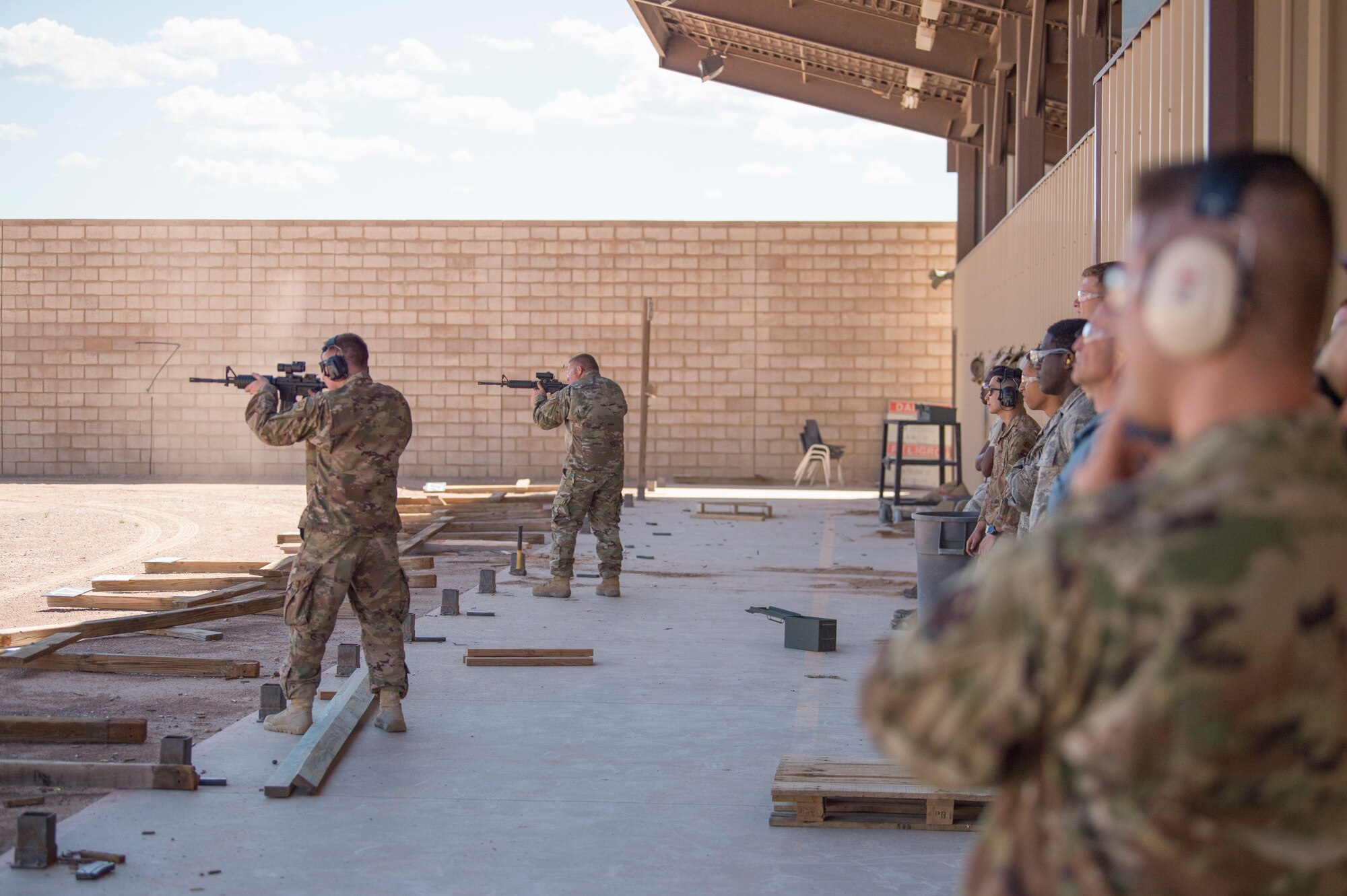 Holloman firing range nearly repaired