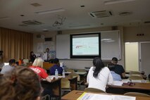 Residents from Marine Corps Air Station Iwakuni attend Japanese driving course