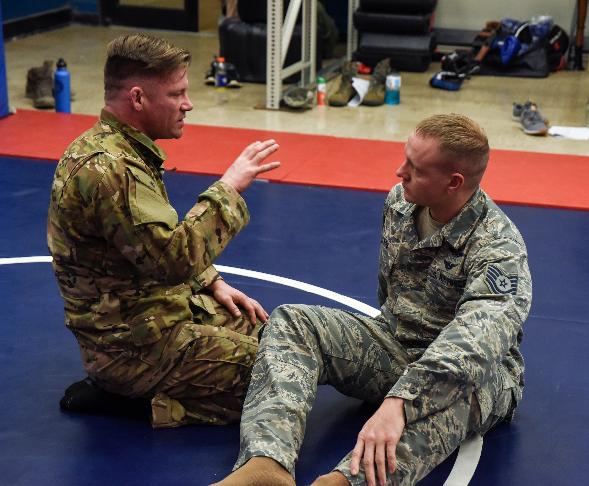 Air National Guard Airmen receive Air Force combatives instructor qualification