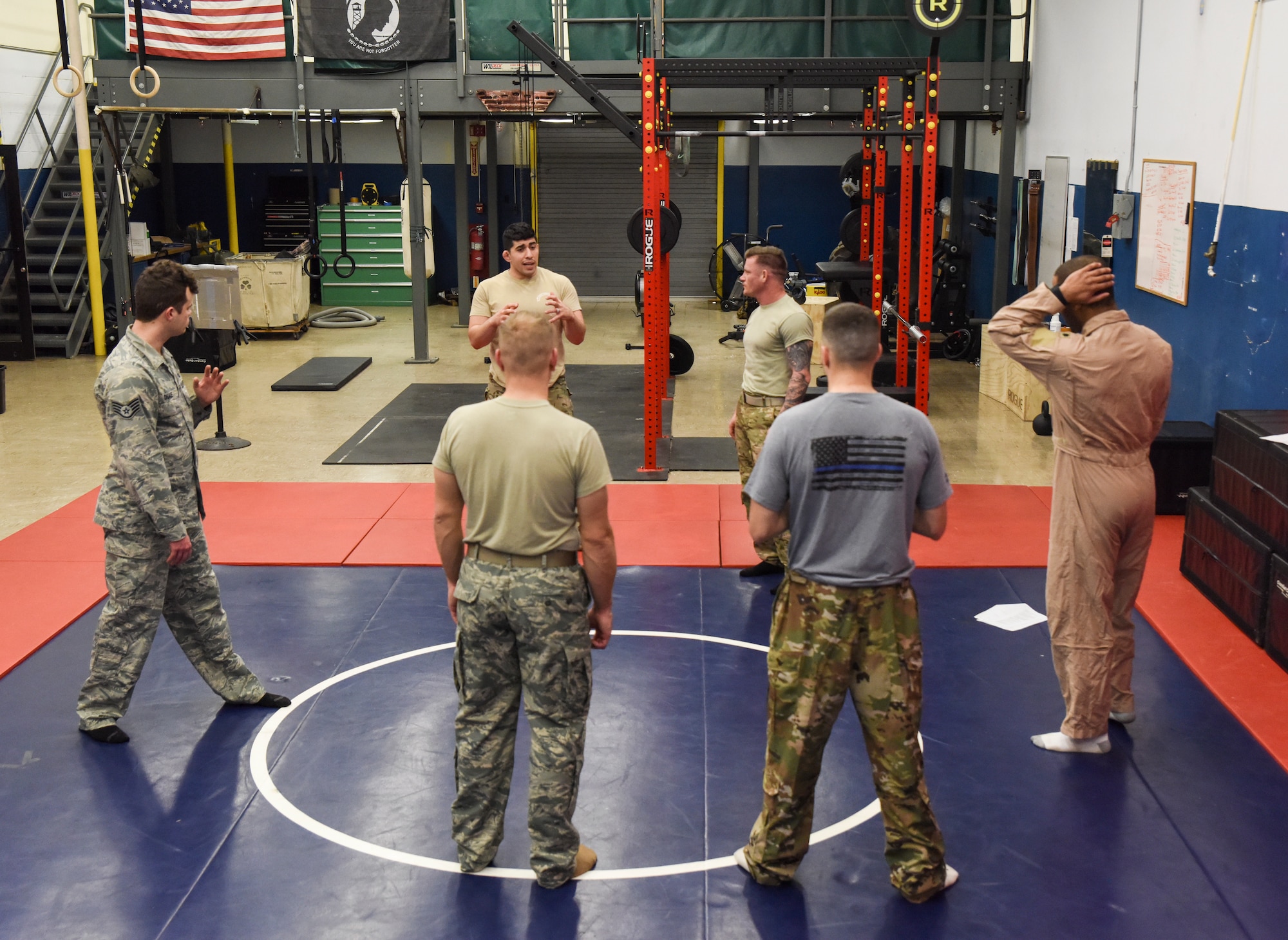 Air National Guard Airmen receive Air Force combatives instructor qualification