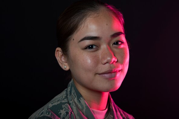 Airman Maria Benavente grew up in Guam and was the first in her family to join the military.