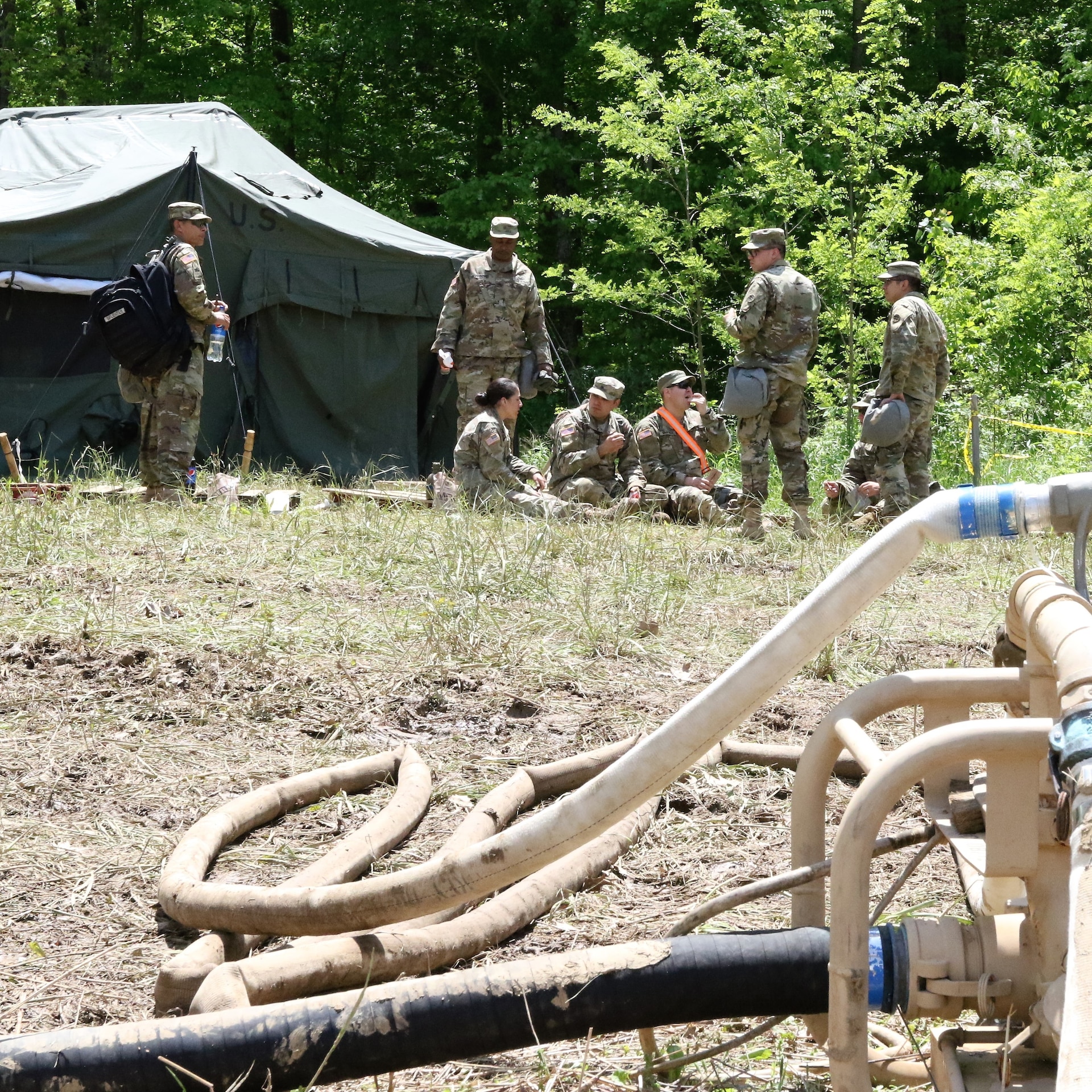 288th QM provides water for the force