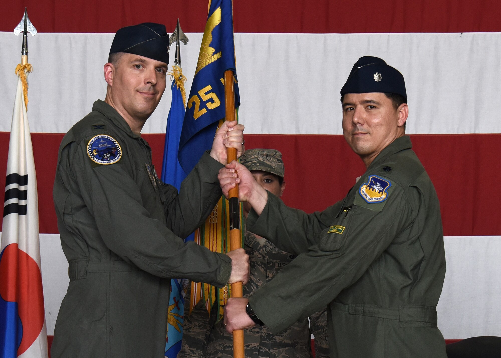 25th FS change of command