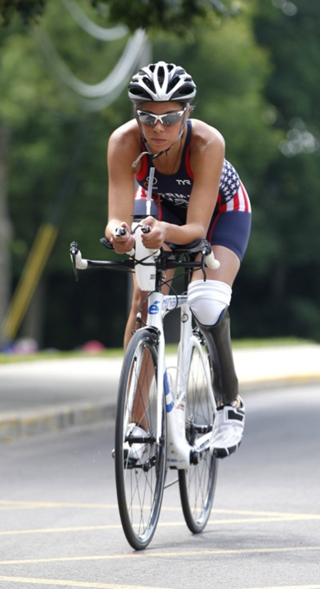 Twenty-one year old American Paralympic Gold Medalist Grace Norman is scheduled to be the guest speaker for the 23rd Air Force Marathon. At the age of 16, Norman won her first national title in 2014 at the USA Triathlon Paratriathlon National Championships, and in 2016, she became the first paratriathlete in history to win a gold medal at the Paralympic Games in Rio De Janeiro, Brazil. (Courtesy photo)