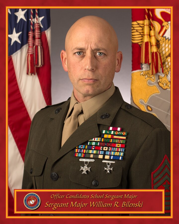 Sergeant Major William R. Bilenski, Sergeant Major, Officer Candidates School