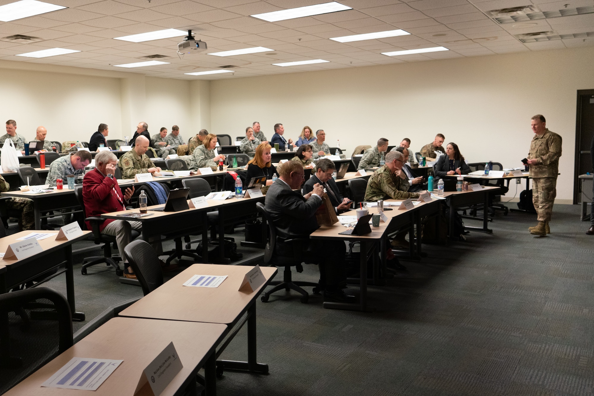 The Air Force Institute of Technology’s Civil Engineer School hosts a summit March 11-22, 2019, at Maxwell Air Force Base, Alabama. The summit focused on leadership development and governance over the entire CE enterprise.