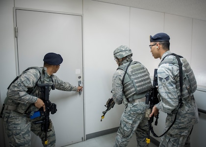 Airmen Exercise Readiness in Beverly Morning 19-01