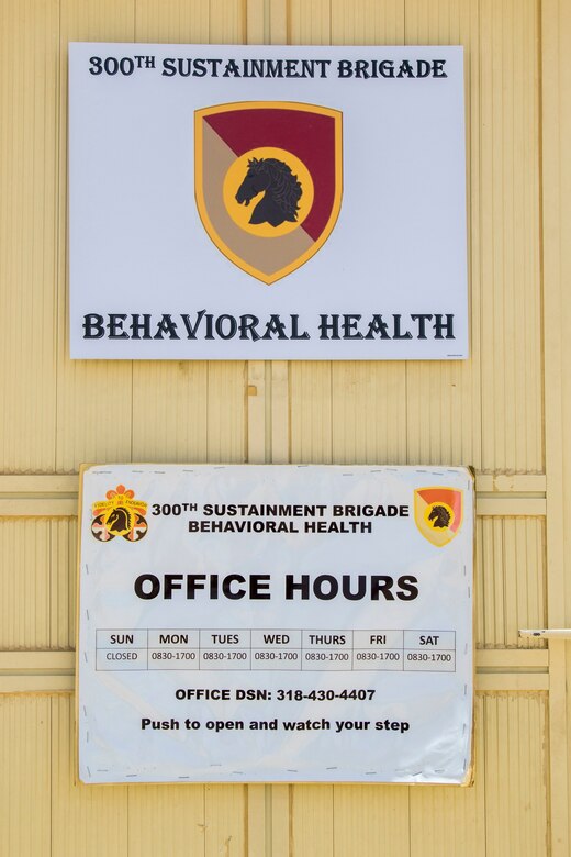 Service Members Offer Behavioral Health Services on Camp Arifjan