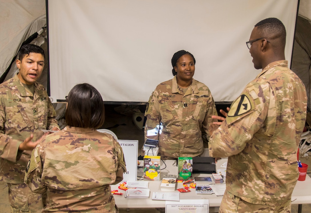 Service Members Offer Behavioral Health Services on Camp Arifjan