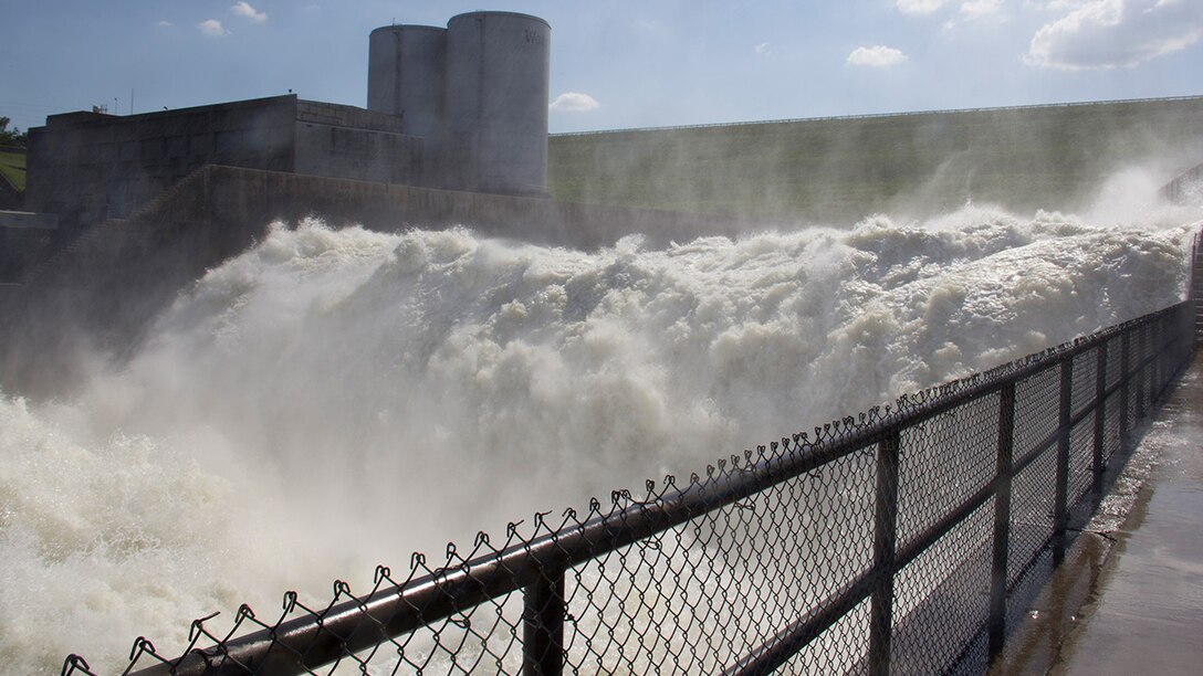 Denison Dam Floodwater Releases