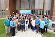 Trainers and participants pause for a group photo during the close out of the 85th USARC’s ’Stand For Life’ suicide prevention training, May 6-10, 2019, at the 85th USARSC headquarters.