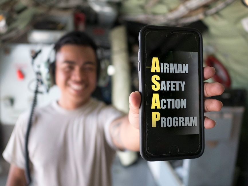 The Airman Safety App is now available. The app empowers service members and civilians to report safety concerns virtually anywhere and anytime. Reports are made anonymously and sent to the Airman Safety Action Program Safety Center without the use of personal information.